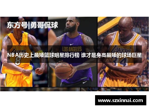 NBA历史上最矮篮球明星排行榜 谁才是身高最矮的球场巨星